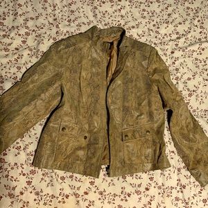 Extra Large Alfani Snake Print Jacket